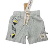 Load image into Gallery viewer, unisex Milk &amp; Masuki, soft feel organic cotton shorts, elasticated, NEW, size 1,  