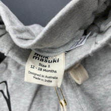 Load image into Gallery viewer, unisex Milk &amp; Masuki, soft feel organic cotton shorts, elasticated, NEW, size 1,  