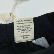 Load image into Gallery viewer, unisex Milk &amp; Masuki, organic cotton shorts, elasticated, squiggle, NEW, size 000,  
