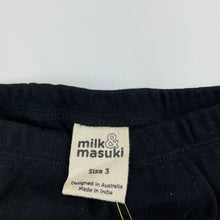 Load image into Gallery viewer, unisex Milk &amp; Masuki, soft feel organic cotton leggings / bottoms, NEW, size 3,  