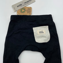 Load image into Gallery viewer, unisex Milk &amp; Masuki, soft feel organic cotton leggings / bottoms, NEW, size 0000,  