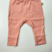 Load image into Gallery viewer, Girls Milk &amp; Masuki, pink organic cotton leggings/bottoms, NEW, size 000,  