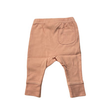 Load image into Gallery viewer, Girls Milk &amp; Masuki, pink organic cotton leggings/bottoms, NEW, size 000,  