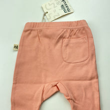 Load image into Gallery viewer, Girls Milk &amp; Masuki, pink organic cotton leggings/bottoms, NEW, size 000,  