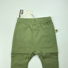 Load image into Gallery viewer, unisex Milk &amp; Masuki, soft feel organic cotton leggings / bottoms, NEW, size 00,  