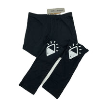 Load image into Gallery viewer, Girls Milk &amp; Masuki, organic cotton blend leggings, diamond knees, NEW, size 7,  