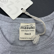 Load image into Gallery viewer, Girls Milk &amp; Masuki, organic cotton t-shirt / top, fruit pocket (print placement may vary), NEW, size 2,  