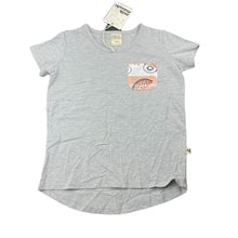 Load image into Gallery viewer, Girls Milk &amp; Masuki, organic cotton t-shirt / top, fruit pocket (print placement may vary), NEW, size 5,  