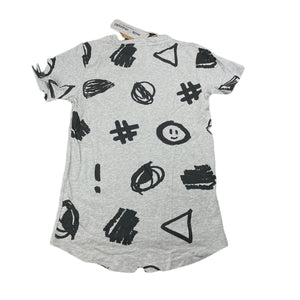 unisex Milk & Masuki, organic cotton blend t-shirt/top, smiley, NEW, size 7,  