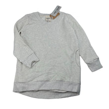 Load image into Gallery viewer, Girls Milk &amp; Masuki, fleece lined organic cotton tunic sweater, NEW, size 5, L: 51cm at front