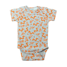 Load image into Gallery viewer, unisex Milk &amp; Masuki, lightweight organic cotton romper, birds, EUC, size 00,  