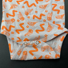 Load image into Gallery viewer, unisex Milk &amp; Masuki, lightweight organic cotton romper, birds, EUC, size 00,  