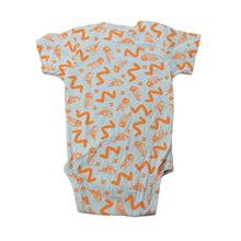 Load image into Gallery viewer, unisex Milk &amp; Masuki, lightweight organic cotton romper, birds, EUC, size 00,  