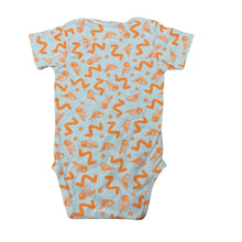 Load image into Gallery viewer, unisex Milk &amp; Masuki, lightweight organic cotton romper, birds, EUC, size 0,  