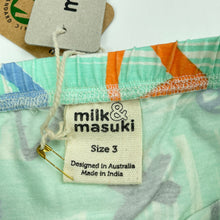 Load image into Gallery viewer, unisex Milk &amp; Masuki, organic cotton leggings / bottoms, NEW, size 3,  