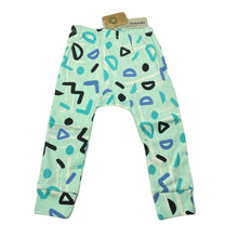 Load image into Gallery viewer, unisex Milk &amp; Masuki, organic cotton leggings/bottoms, memphis, NEW, size 2,  