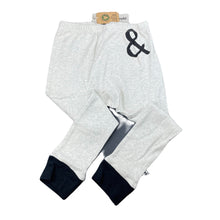Load image into Gallery viewer, unisex Milk &amp; Masuki, soft feel organic cotton leggings, ampersand, NEW, size 6,  