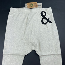 Load image into Gallery viewer, unisex Milk &amp; Masuki, soft feel organic cotton leggings, ampersand, NEW, size 6,  
