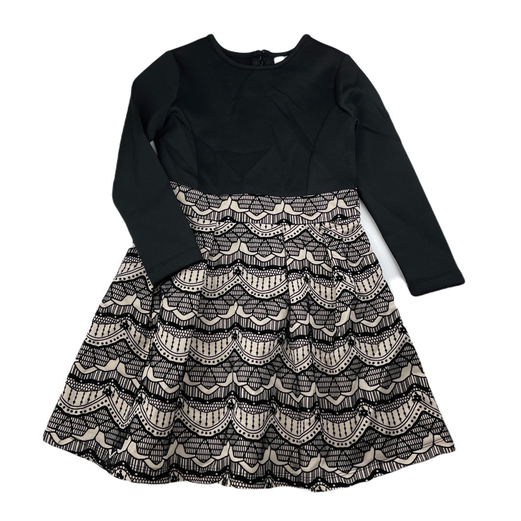 Girls Origami, long sleeve party/formal dress, EUC, size 5, L: 60cm