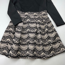 Load image into Gallery viewer, Girls Origami, long sleeve party/formal dress, EUC, size 5, L: 60cm