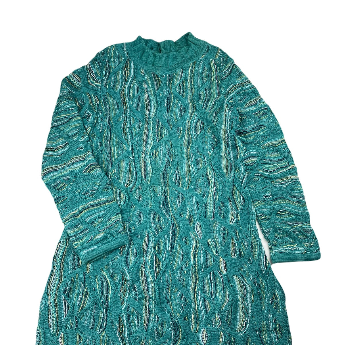 COOGI AUSTRALIA, knitted mercerised cotton sweater dress, small pulls, GUC,  size 7, L: 65cm – DaisyChainClothing
