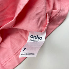 Load image into Gallery viewer, Girls Anko, cotton long sleeve top, rainbow, NEW, size 7,  