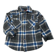 Load image into Gallery viewer, Boys Target, fleece lined winter shirt/shacket, EUC, size 3,  