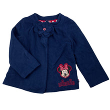 Load image into Gallery viewer, Girls Disney, Minnie Mouse cotton lined fleece jacket, EUC, size 5,  