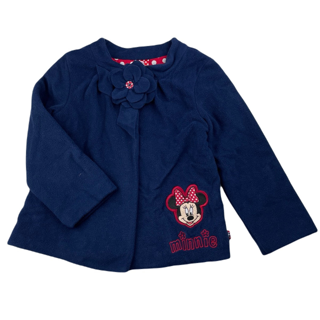 Girls Disney, Minnie Mouse cotton lined fleece jacket, EUC, size 5,  
