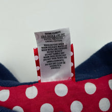 Load image into Gallery viewer, Girls Disney, Minnie Mouse cotton lined fleece jacket, EUC, size 5,  