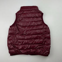 Load image into Gallery viewer, Boys maroon, lightweight vest/sleeveless jacket, GUC, size 2-3,  