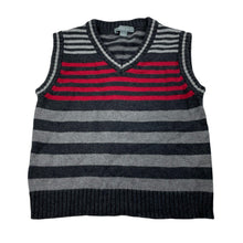 Load image into Gallery viewer, Boys Pumpkin Patch, knitted cotton vest/sleeveless sweater, GUC, size 3,  