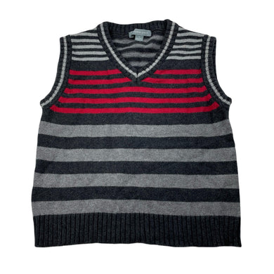 Boys Pumpkin Patch, knitted cotton vest/sleeveless sweater, GUC, size 3,  