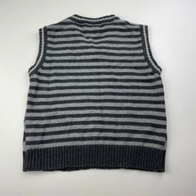 Load image into Gallery viewer, Boys Pumpkin Patch, knitted cotton vest/sleeveless sweater, GUC, size 3,  