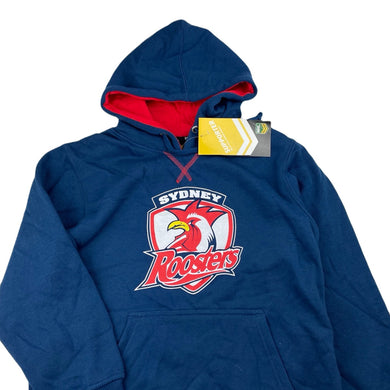 unisex NRL Suporter, Sydney Roosters fleece lined hoodie sweater, NEW, size 10,  