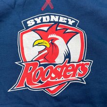 Load image into Gallery viewer, unisex NRL Suporter, Sydney Roosters fleece lined hoodie sweater, NEW, size 10,  