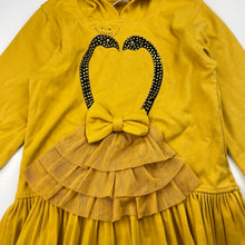 Load image into Gallery viewer, Girls ZIYIFANG, embellished hooded lightweight sweater, armpit to armpit: 35cm, shoulder to cuff: 39cm, NEW, size 6-7,  