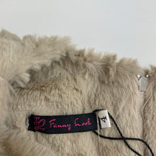 Load image into Gallery viewer, Girls Fanny Look, lined faux fur &amp; sequin dress, EUC, size 4, L: 52cm