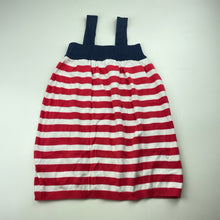 Load image into Gallery viewer, Girls Milkshake, knitted cotton summer dress, light marks, FUC, size 4, L: 53cm