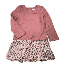 Load image into Gallery viewer, Girls Pumpkin Patch, spliced casual long sleeve dress, GUC, size 5, L: 56cm