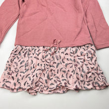 Load image into Gallery viewer, Girls Pumpkin Patch, spliced casual long sleeve dress, GUC, size 5, L: 56cm