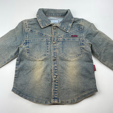 Load image into Gallery viewer, Boys COOKIE, stretch denim shirt, poppers, FUC, size 3,  