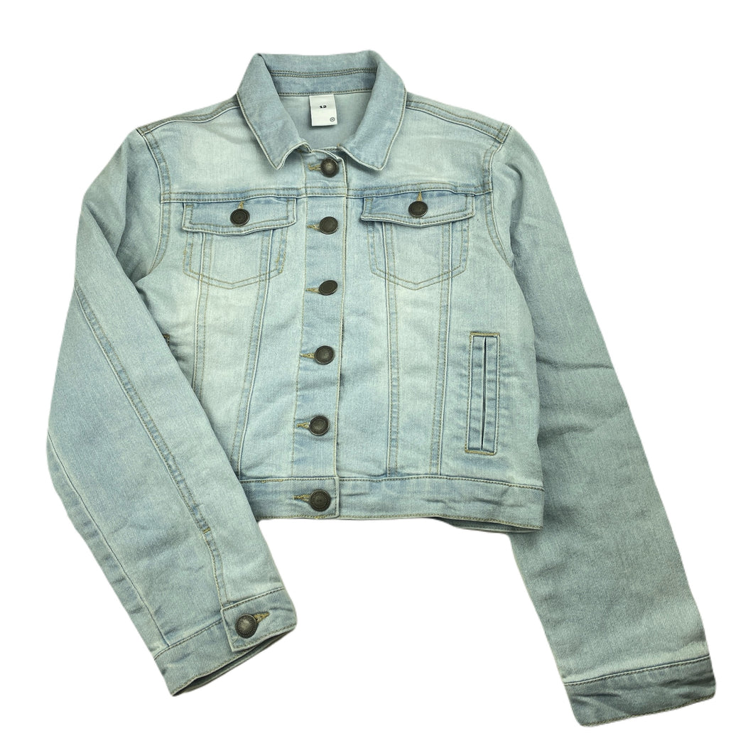 Girls Target, lightweight stretch denim jacket, GUC, size 12,  