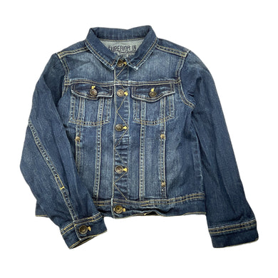 Boys Tex, blue denim jacket, poppers, GUC, size 6,  