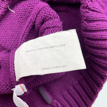 Load image into Gallery viewer, Girls Esprit, purple knitted cotton sweater/jumper, EUC, size 7,  