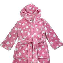 Load image into Gallery viewer, Girls Kids &amp; Co, fleece dressing gown/bath robe, L: 64cm, FUC, size 3,  