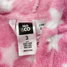 Load image into Gallery viewer, Girls Kids &amp; Co, fleece dressing gown/bath robe, L: 64cm, FUC, size 3,  