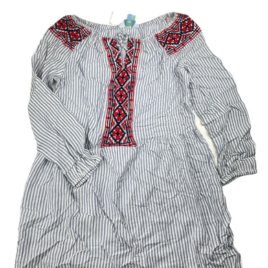 Girls Tilii, embroidered lightweight viscose dress, NEW, size 14, L: 75cm