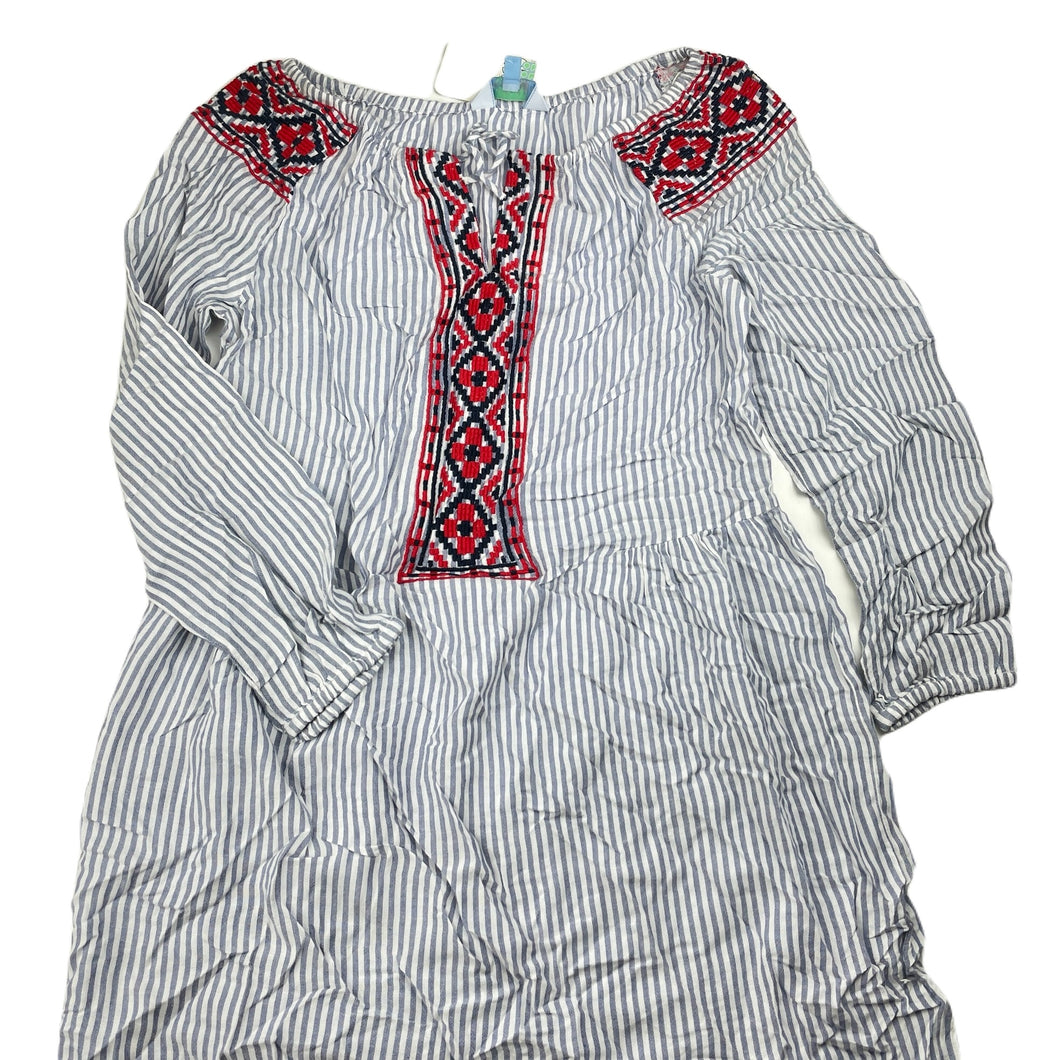 Girls Tilii, embroidered lightweight viscose dress, NEW, size 14, L: 75cm