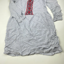 Load image into Gallery viewer, Girls Tilii, embroidered lightweight viscose dress, NEW, size 14, L: 75cm